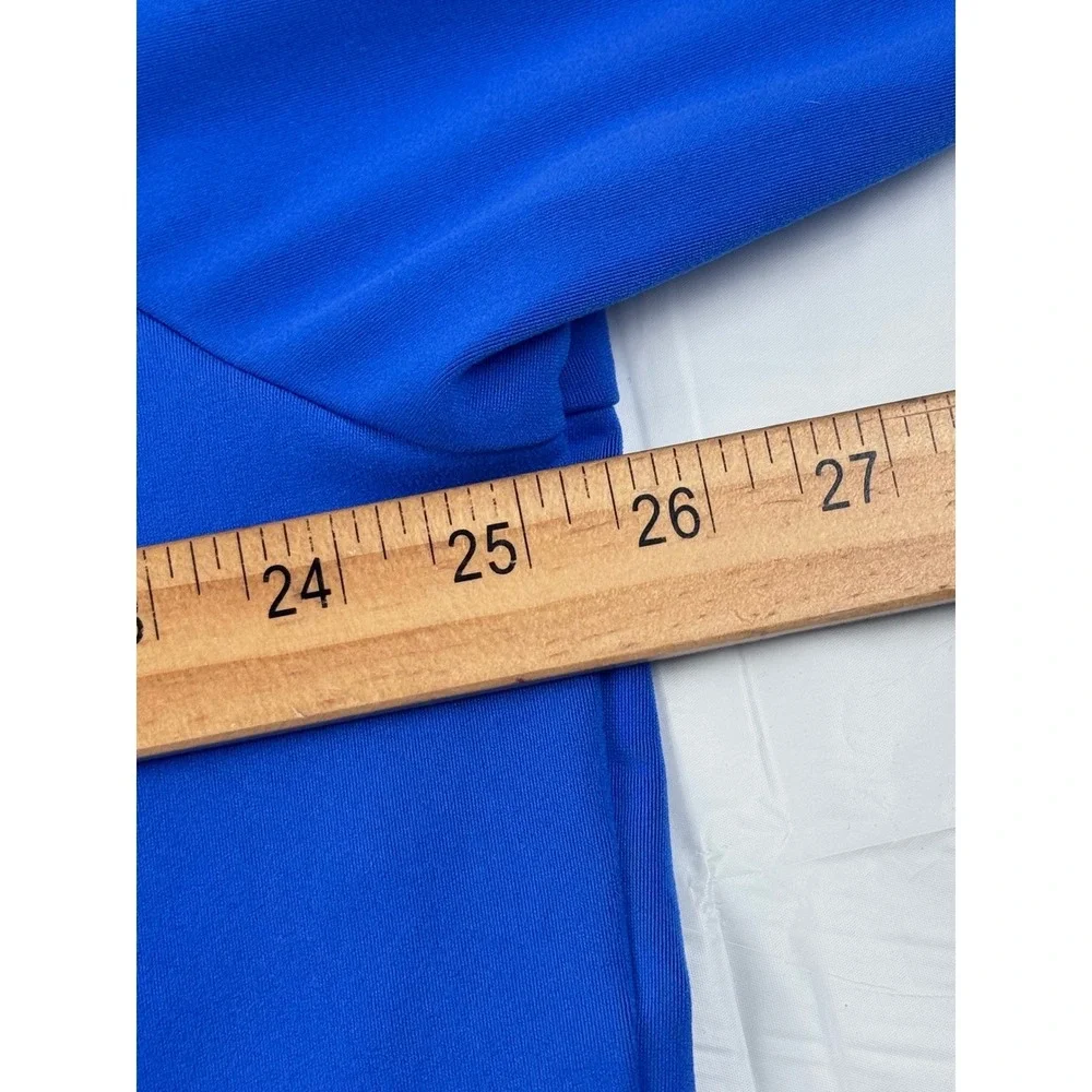 Adidas Golf Puremotion Mens XL Blue Quarter Zip Pullover‎ Reflective Jacket